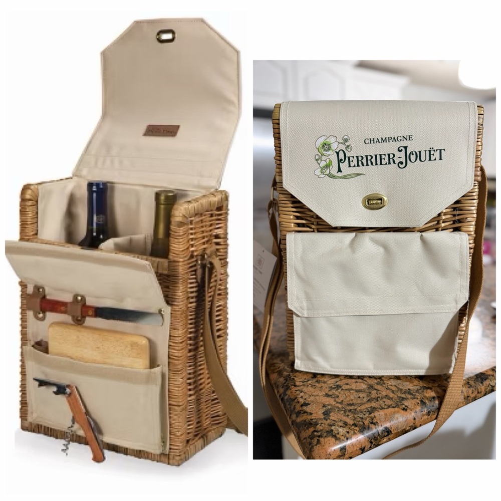 Picnic Time Corsica Perrier-Jouët Champagne Wine & Cheese Picnic Basket